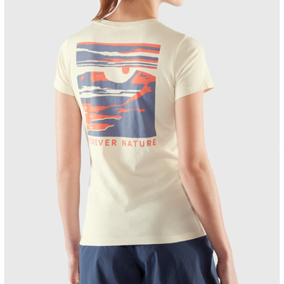 Fjallraven Tops - FJALLRAVEN Tornetrask Chalk White Forever Nature Mountain T-Shirt Tee XS NWOT